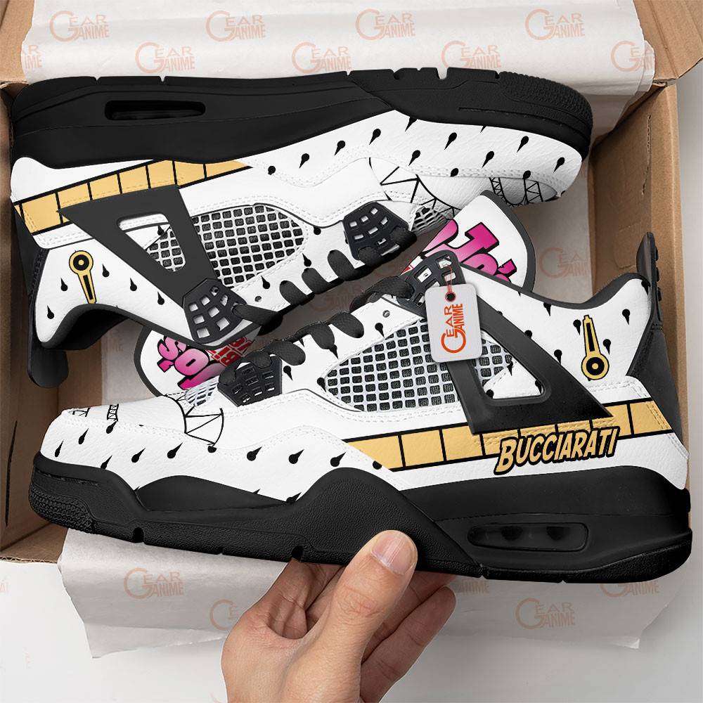 Bruno-Bucciarati-Jordan-4-Sneakers-Anime-Personalized-Shoes-JD388-1