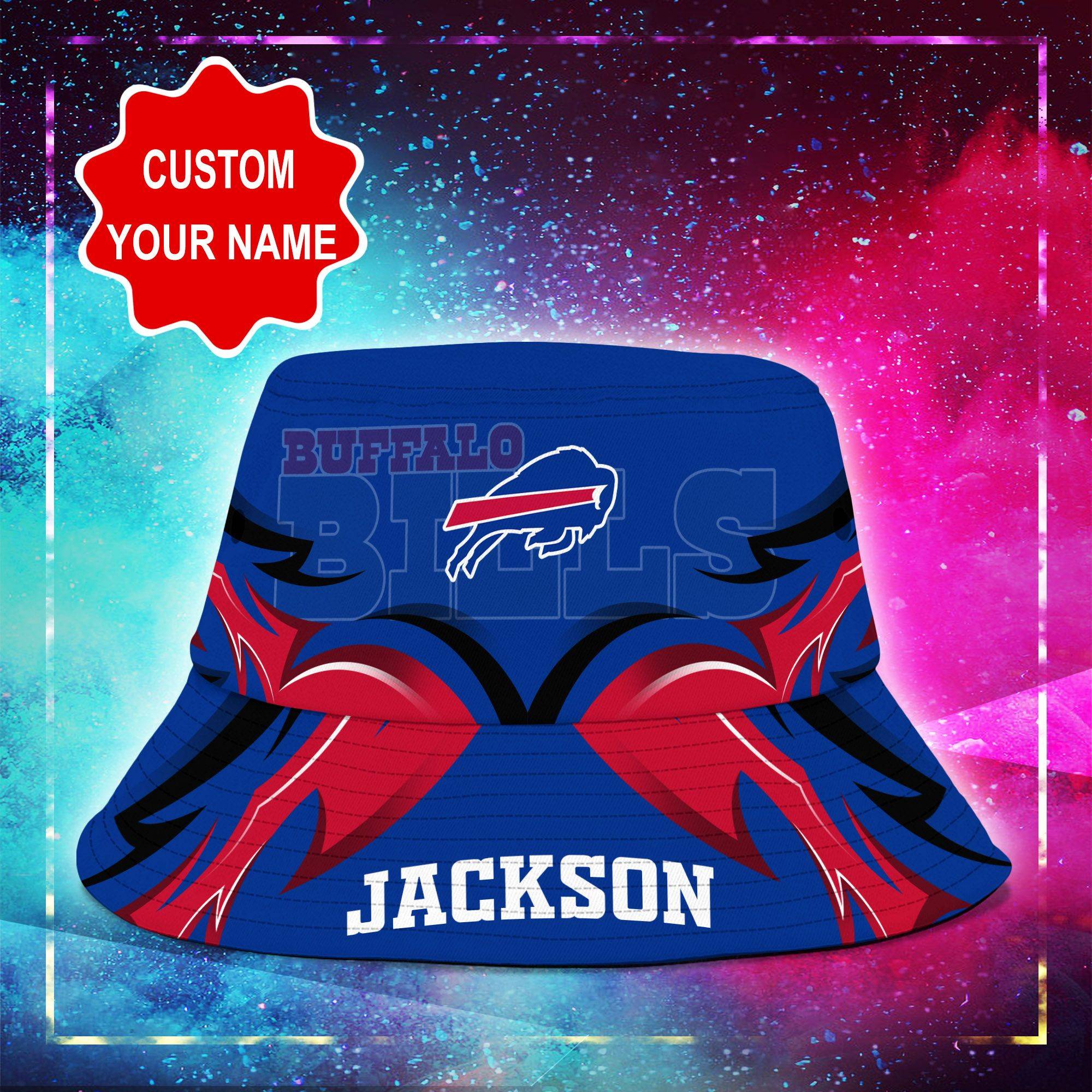 Buffalo-Bills-NFL-Bucket-Hat-Personalized-SBH307-1