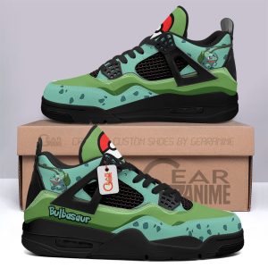 Bulbasaur Anime Jordan 4 Sneakers Custom Personalized Shoes JD519