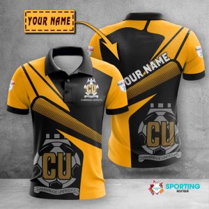 Cambridge United F.C Polo Shirt Golf Shirt 3D PLS397
