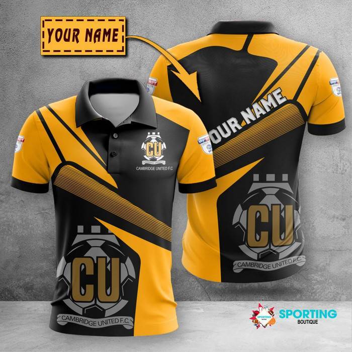 Cambridge-United-F.C-Polo-Shirt-Golf-Shirt-3D-PLS397 Cambridge United F.C Polo Shirt Golf Shirt 3D PLS397