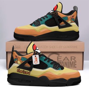 Charizard Anime Jordan 4 Sneakers Custom Personalized Shoes JD520