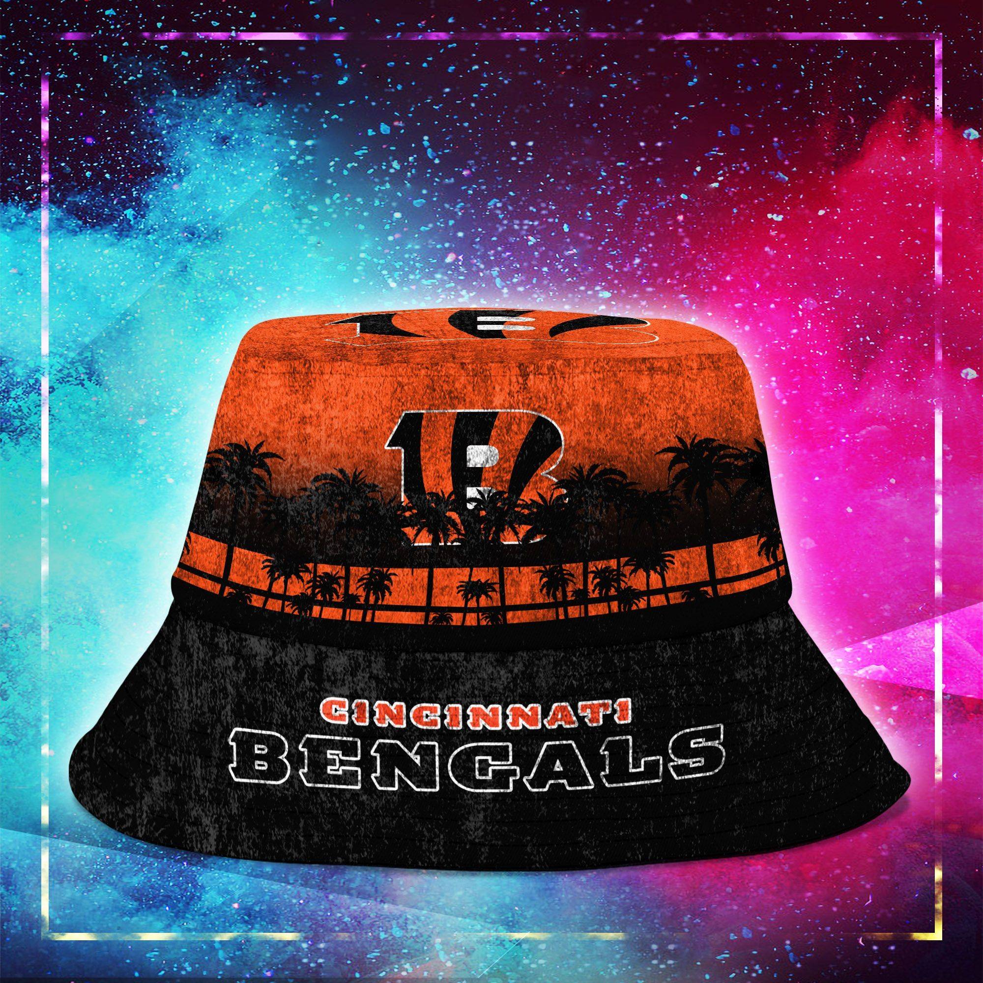 Cincinnati-Bengals-NFL-Bucket-Hat-Personalized-SBH256-1