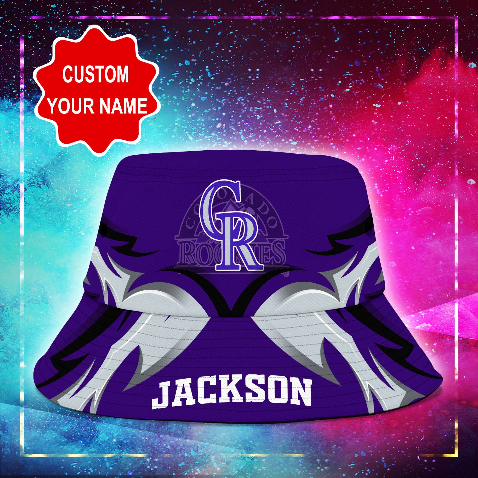 Colorado-Rockies-MLB-Bucket-Hat-Personalized-SBH303-1