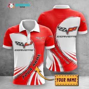 Corvette Polo Shirt Golf Shirt 3D PLS2123