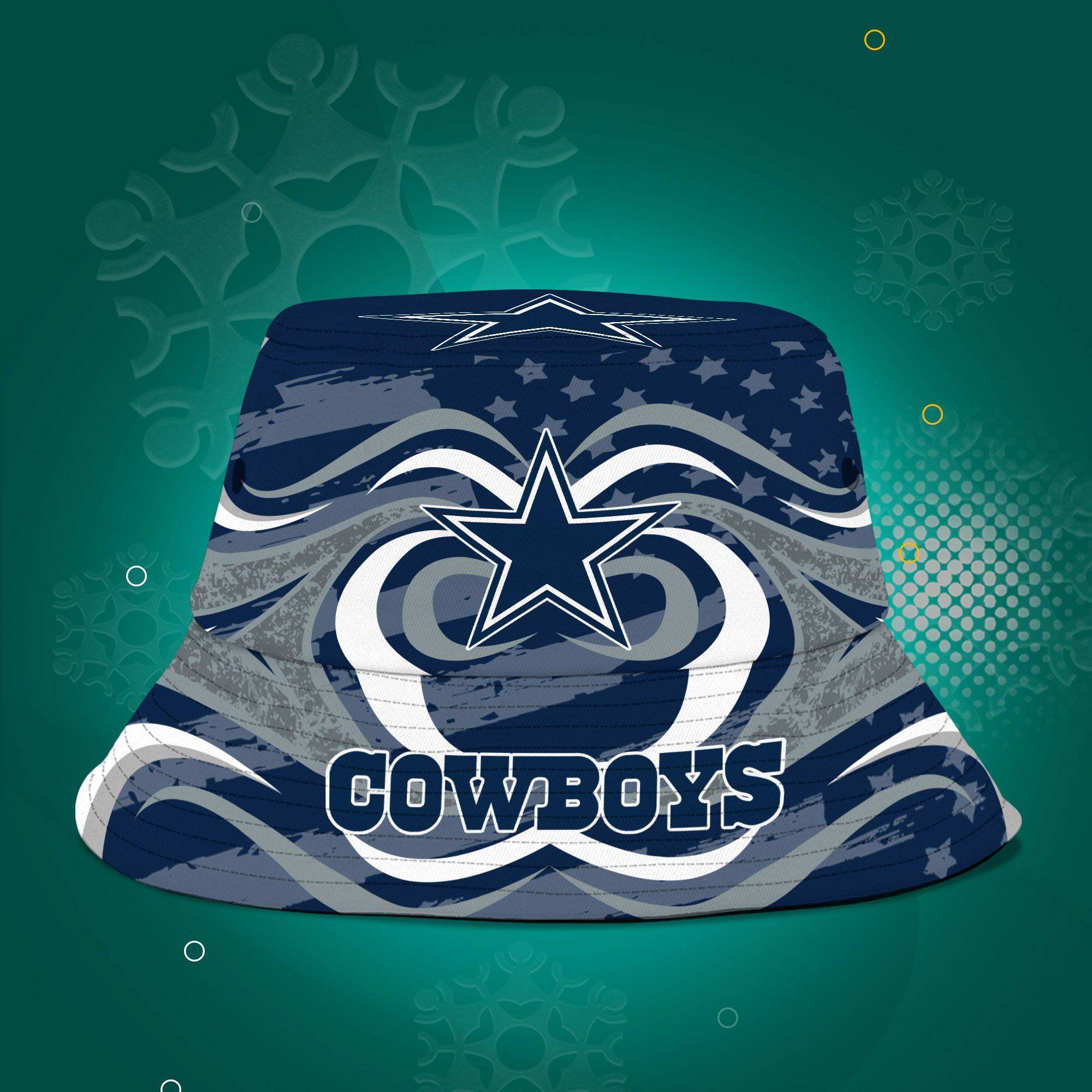 Dallas-Cowboys-NFL-Bucket-Hat-Personalized-SBH305-1