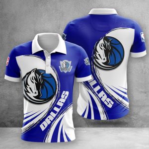 Dallas Mavericks Polo Shirt Golf Shirt 3D PLS2253