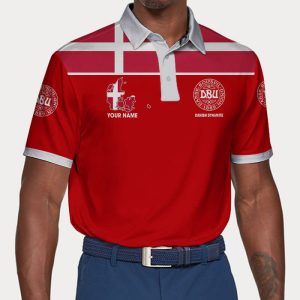 Denmark national football team Polo Shirt Golf Shirt 3D PLS1930