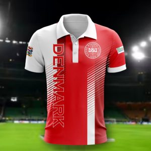 Denmark national football team Polo Shirt Golf Shirt 3D PLS1968