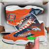 Denver Broncos NFL Jordan 13 Shoes Custom Name Sneakers JD130979