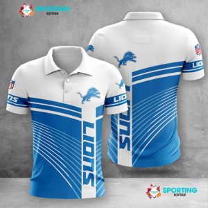 Detroit Lions Polo Shirt Golf Shirt 3D PLS1394