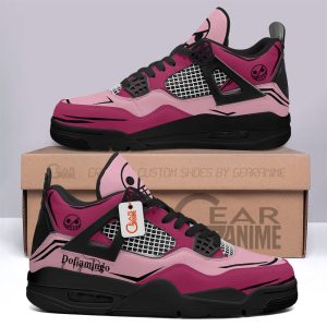 Donquixote Doflamingo Jordan 4 Sneakers Anime Personalized Shoes JD284