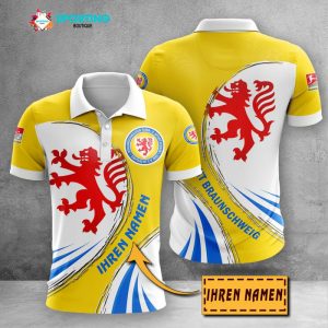 Eintracht Braunschweig Polo Shirt Golf Shirt 3D PLS2327