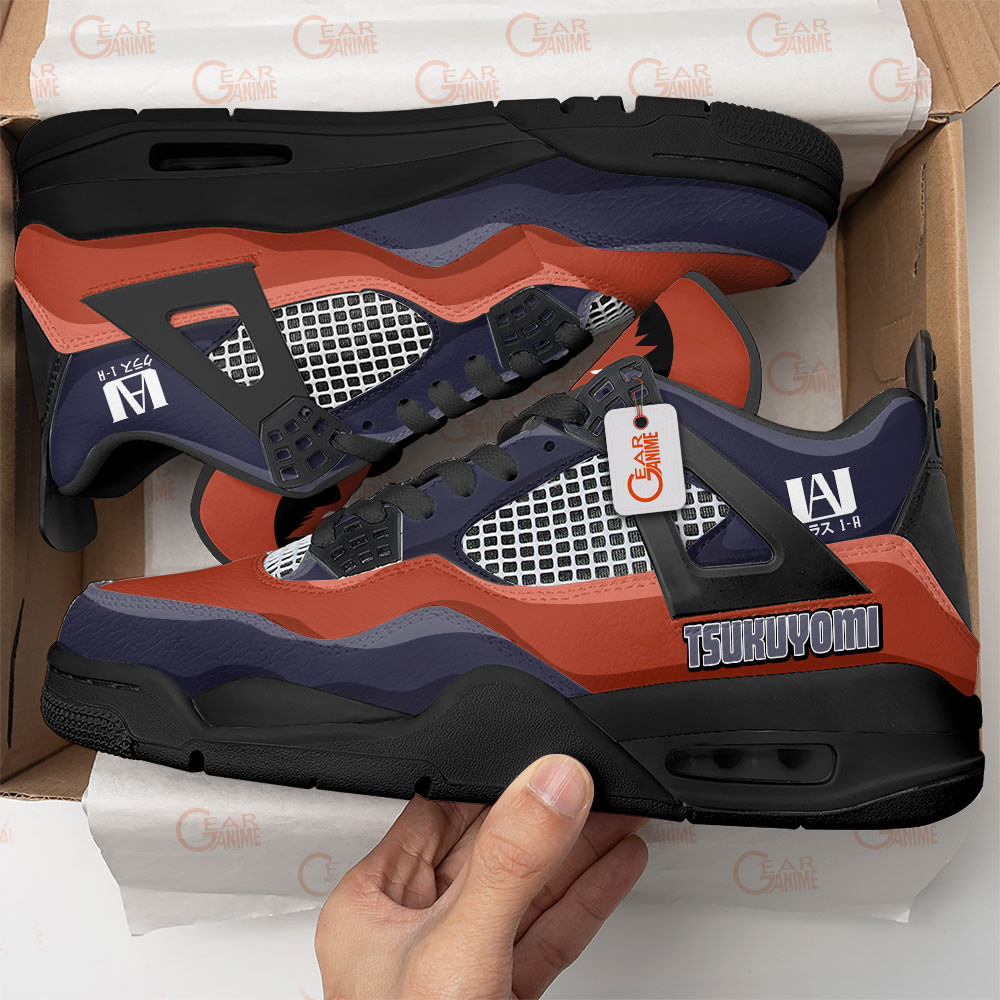 Fumikage-Tokoyami-Jordan-4-Sneakers-MHA-Anime-Personalized-Shoes-JD488-1