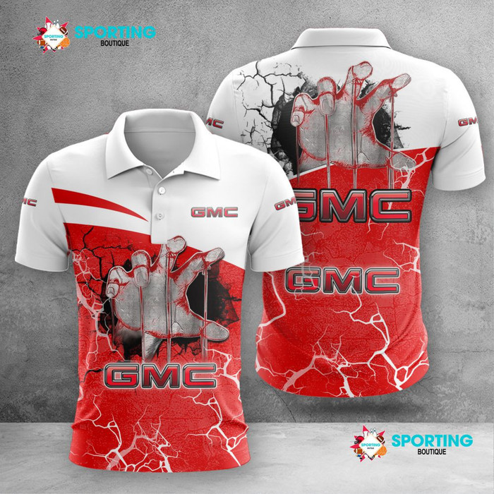 GMC-Polo-Shirt-Golf-Shirt-3D-PLS1032 GMC Polo Shirt Golf Shirt 3D PLS1032