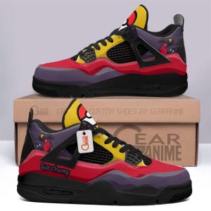 Garchomp Anime Jordan 4 Sneakers Custom Personalized Shoes JD511