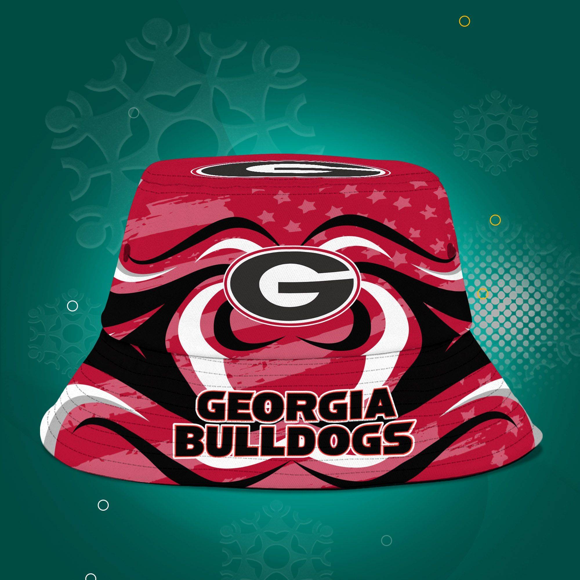 Georgia-Bulldogs-NCAA-Bucket-Hat-Personalized-SBH238-1