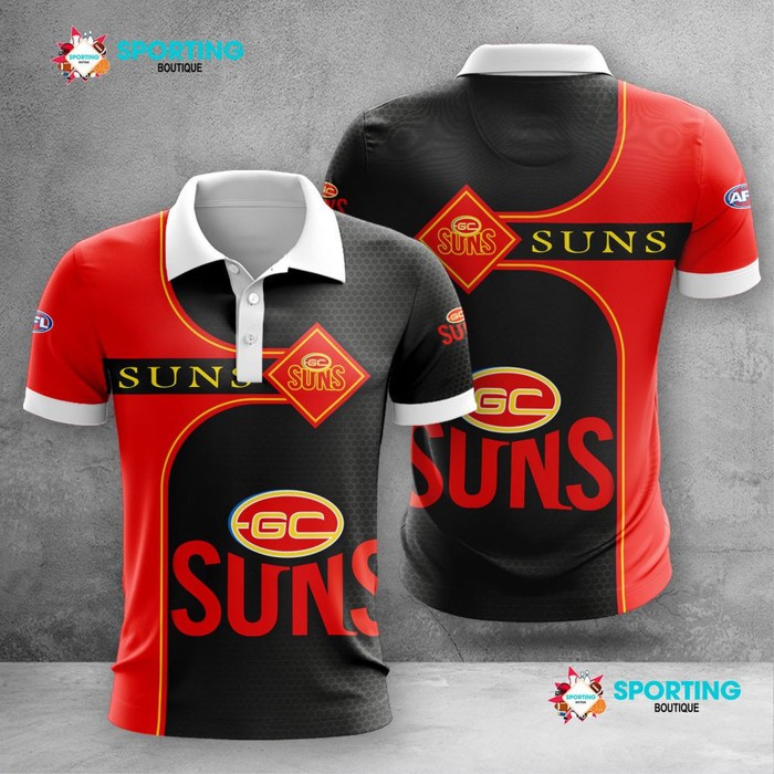 Gold-Coast-Suns-Polo-Shirt-Golf-Shirt-3D-PLS2001 Gold Coast Suns Polo Shirt Golf Shirt 3D PLS2001