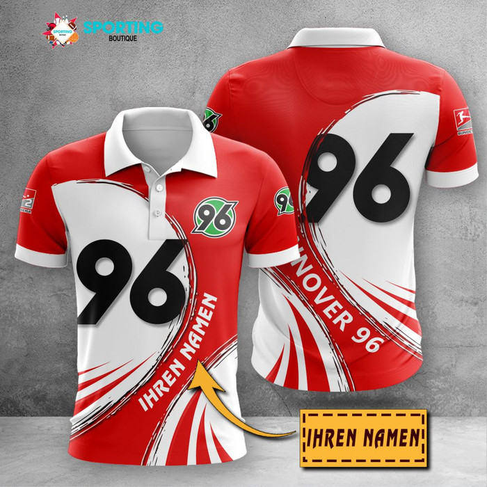 Hannover-96-Polo-Shirt-Golf-Shirt-3D-PLS2326 Hannover 96 Polo Shirt Golf Shirt 3D PLS2326