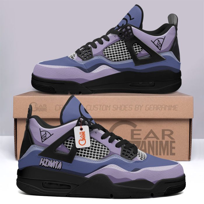 Hinata Hyuga Jordan 4 Sneakers Personalized Anime Shoes JD558