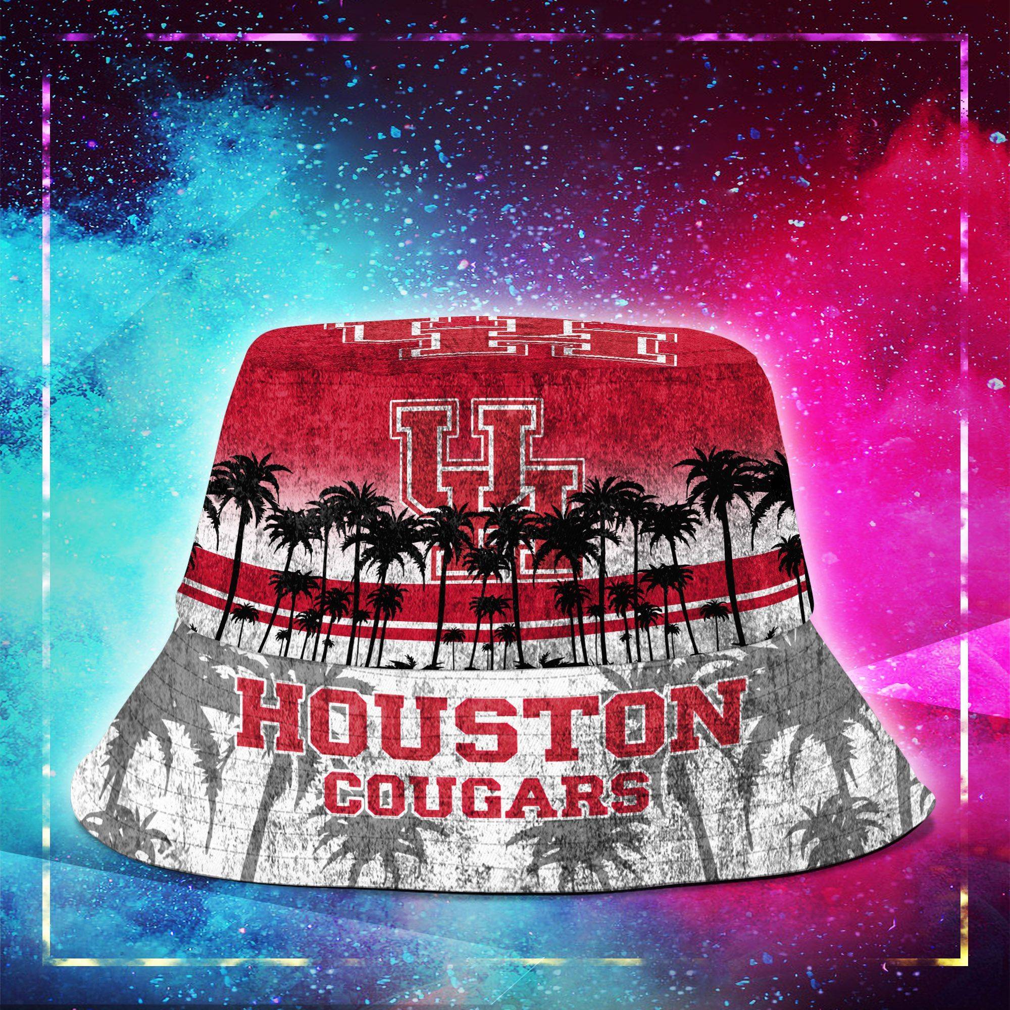 Houston-Cougars-NCAA-Bucket-Hat-Personalized-SBH248-1