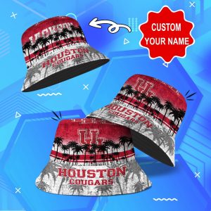 Houston Cougars NCAA Bucket Hat Personalized SBH248
