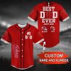 Indiana Hoosiers NCAA Personalized Baseball Jersey BJ1015