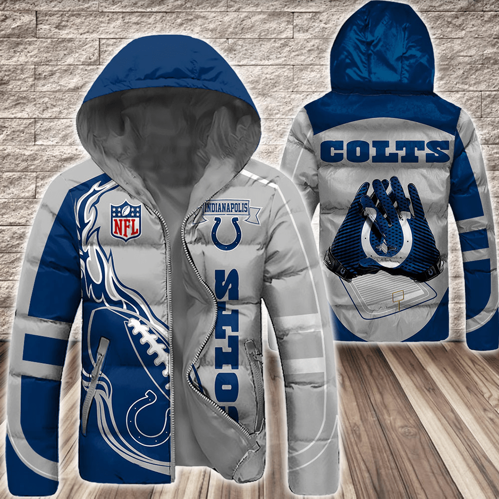 Indianapolis-Colts-NFL-3D-Custom-Name-Down-Filled-Coat-DFC051 Indianapolis Colts NFL 3D Custom Name Down Filled Coat DFC051