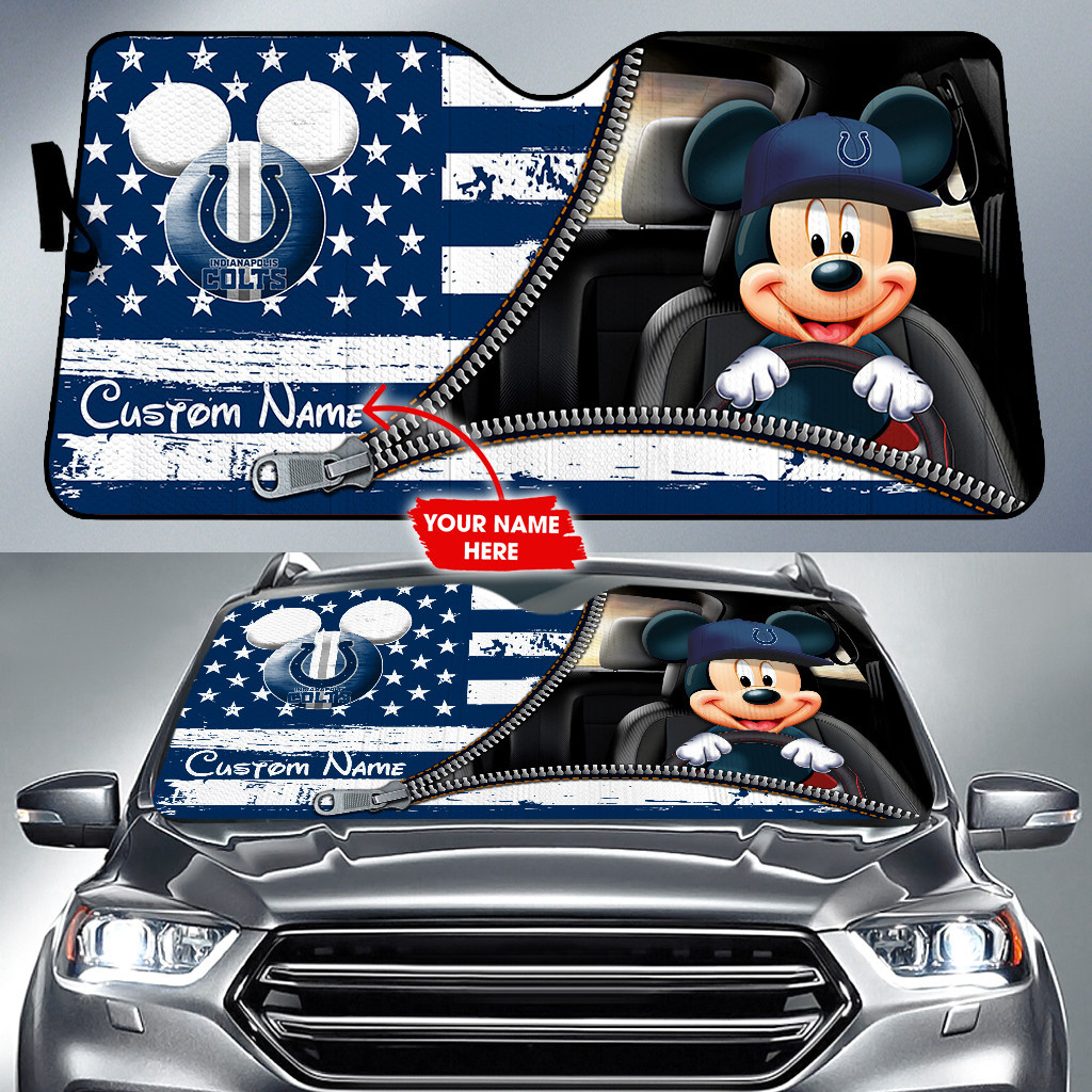 Indianapolis-Colts-NFL-Football-Team-Car-Sun-Shade-CSS0688 Indianapolis Colts NFL Football Team Car Sun Shade CSS0688