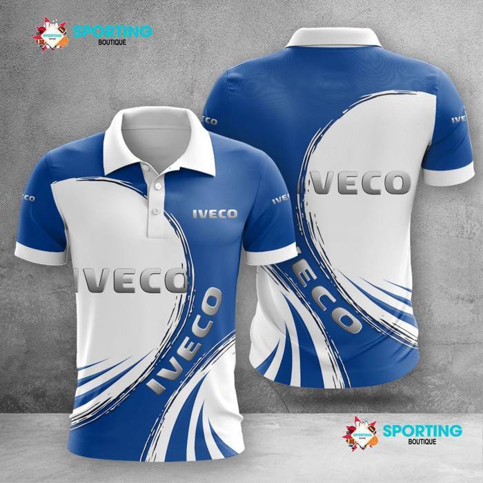 Iveco-Polo-Shirt-Golf-Shirt-3D-PLS1122 Iveco Polo Shirt Golf Shirt 3D PLS1122