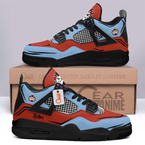 Jinbe Jordan 4 Sneakers Anime Personalized Shoes JD291