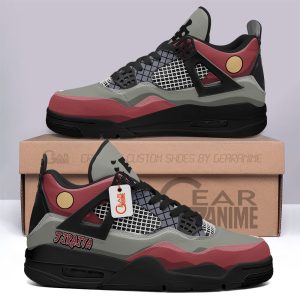 Jiraiya Jordan 4 Sneakers Personalized Anime Shoes JD504