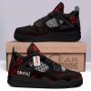 Kakashi Mangekyo Sharingan Jordan 4 Sneakers Anime Personalized Shoes JD423