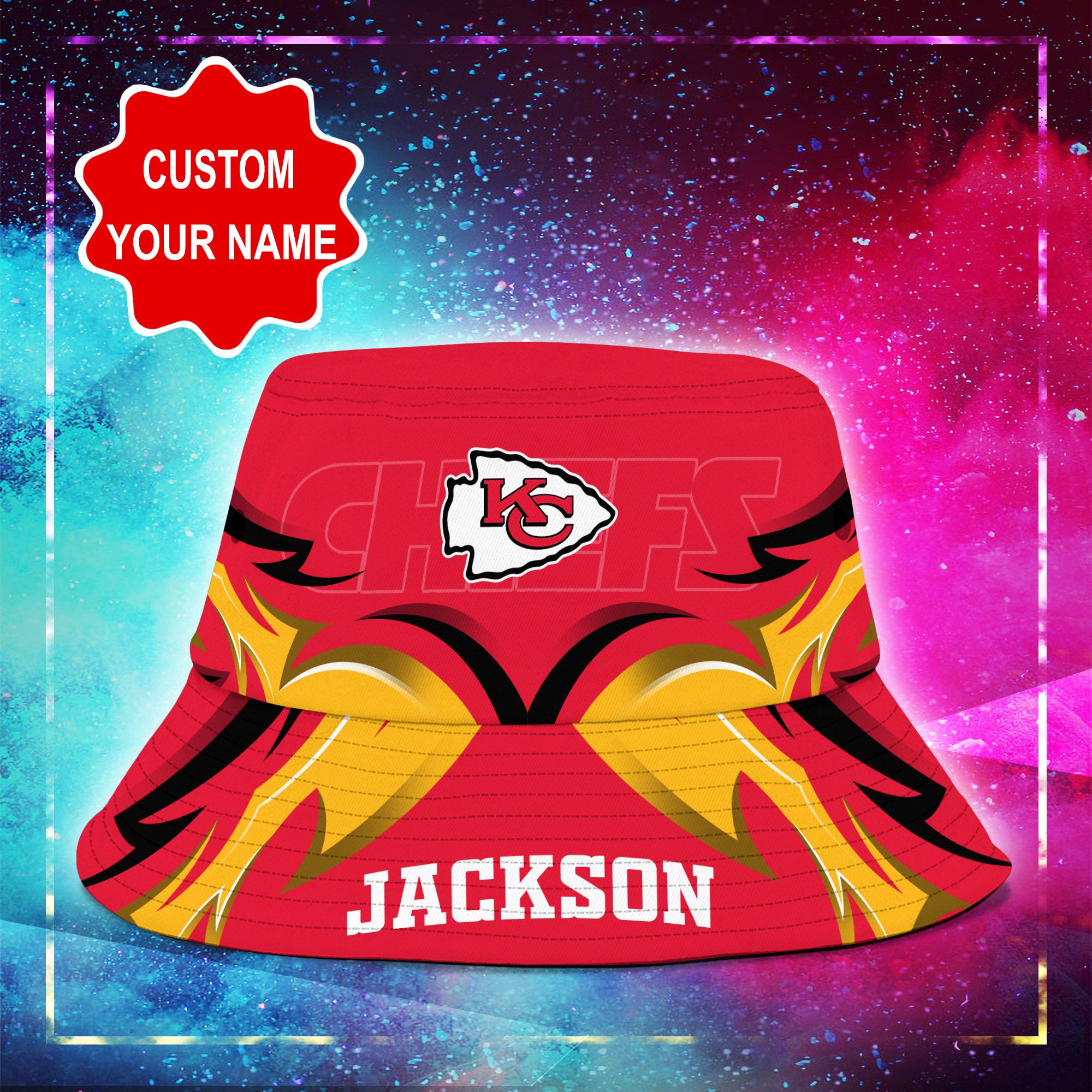 Kansas-City-Chiefs-NFL-Bucket-Hat-Personalized-SBH327-1
