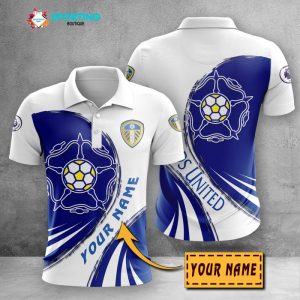 Leeds United F.C Polo Shirt Golf Shirt 3D PLS2287