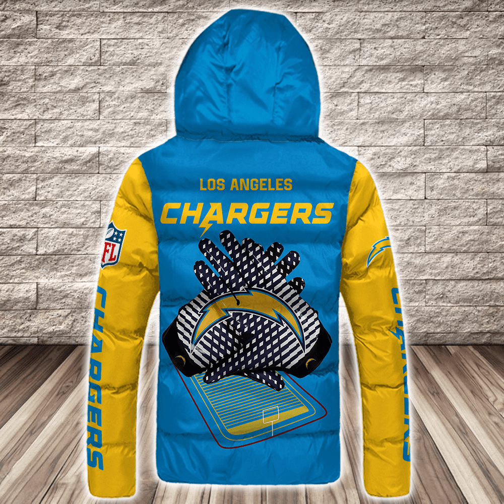 Los-Angeles-Chargers-NFL-3D-Custom-Name-Down-Filled-Coat-DFC085-1