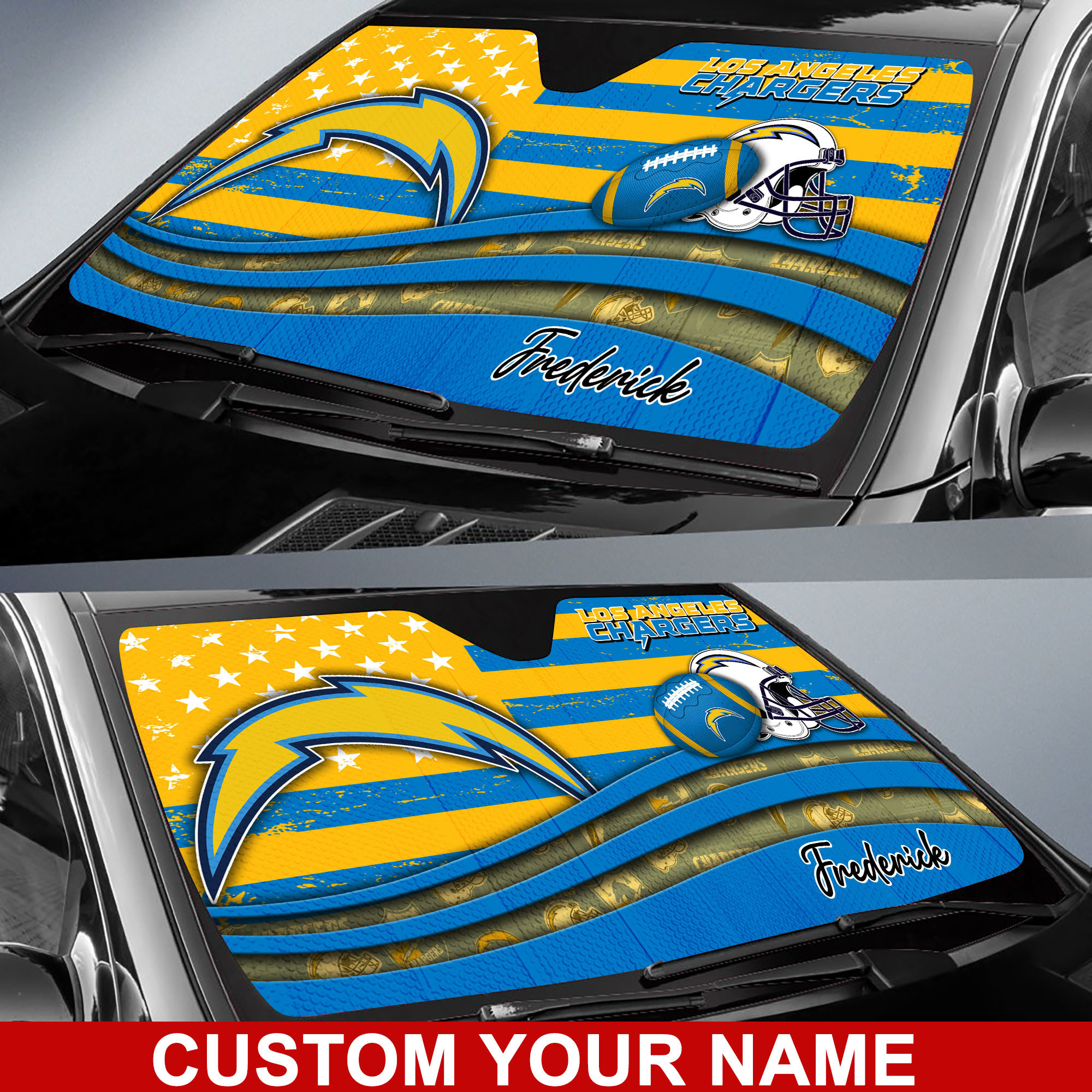 Los-Angeles-Chargers-NFL-Car-Sun-Shade-CSS0677-1
