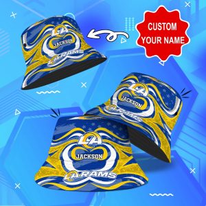 Los Angeles Rams NFL Bucket Hat Personalized SBH346