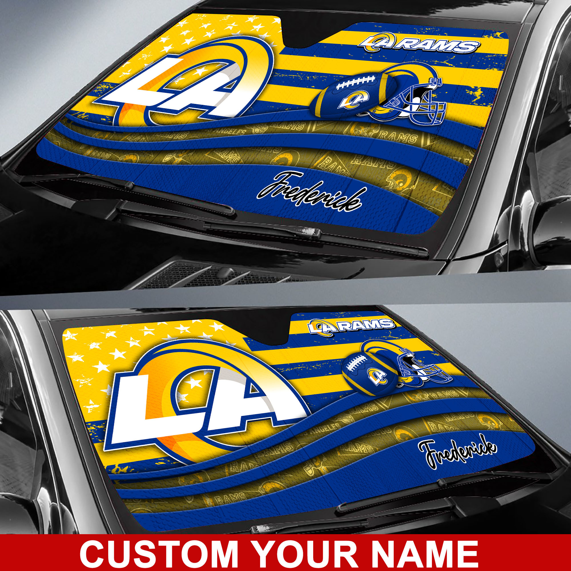 Los-Angeles-Rams-NFL-Car-Sun-Shade-CSS0654-1