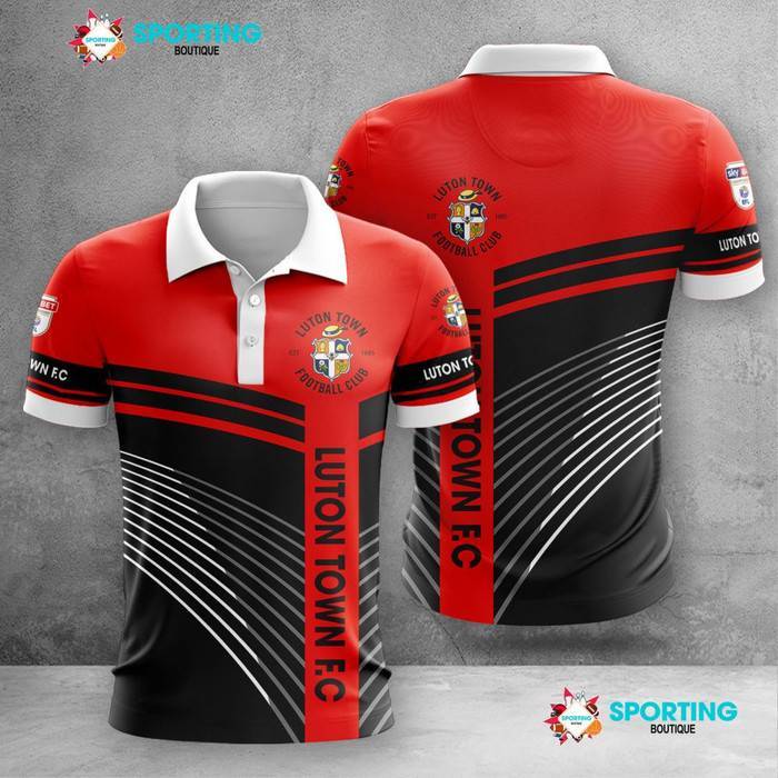 Luton-Town-F.C-Polo-Shirt-Golf-Shirt-3D-PLS1458 Luton Town F.C Polo Shirt Golf Shirt 3D PLS1458