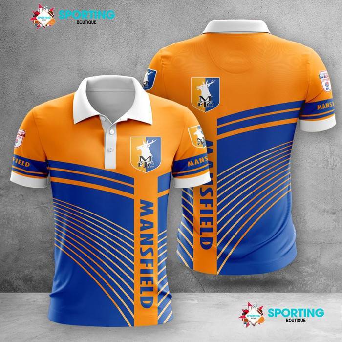 Mansfield-Town-Polo-Shirt-Golf-Shirt-3D-PLS1448 Mansfield Town Polo Shirt Golf Shirt 3D PLS1448