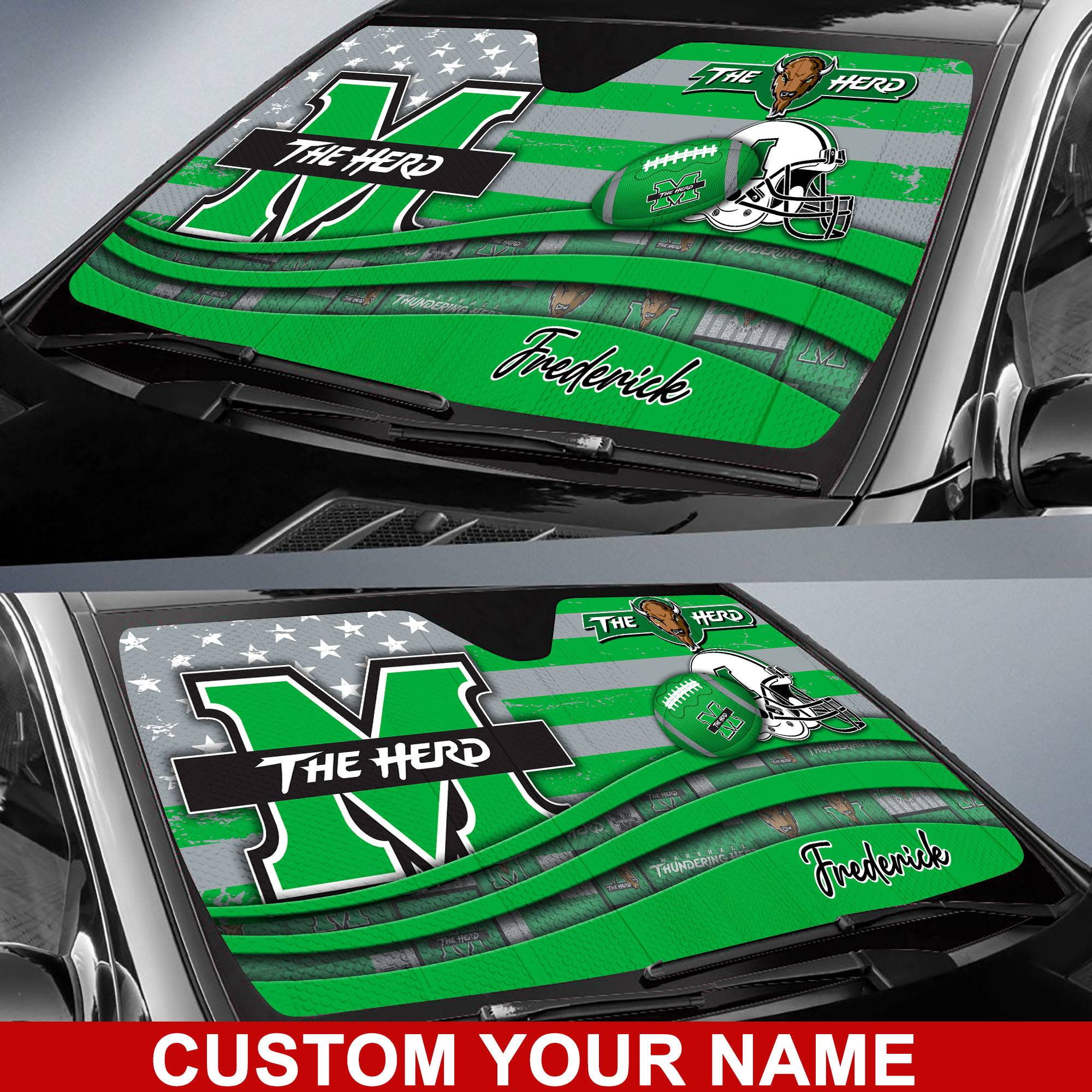 Marshall-Thundering-Herd-NCAA-Car-Sun-Shade-CSS0638-1