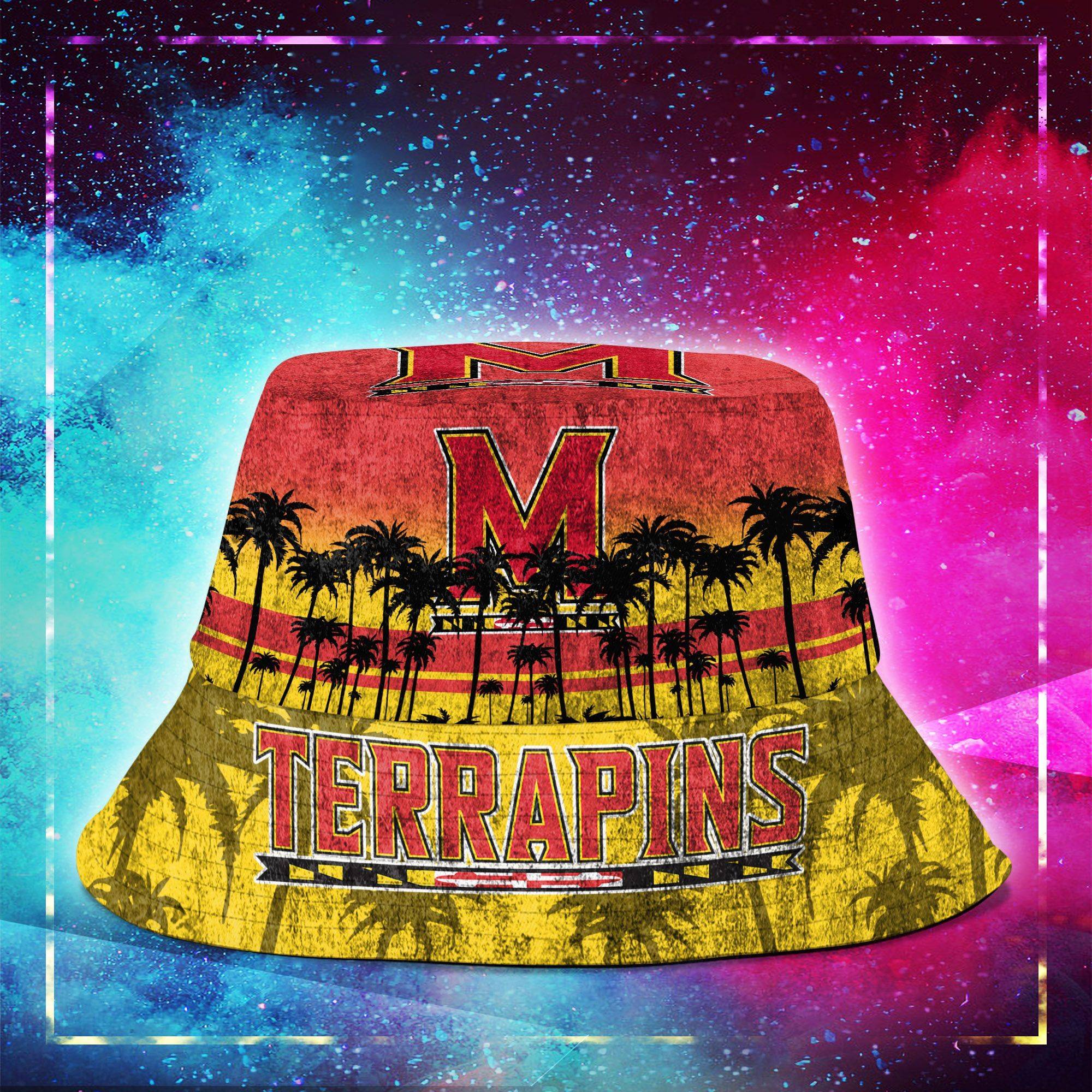 Maryland-Terrapins-NCAA-Bucket-Hat-Personalized-SBH309-1