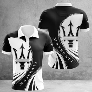 Maserati Polo Shirt Golf Shirt 3D PLS2453