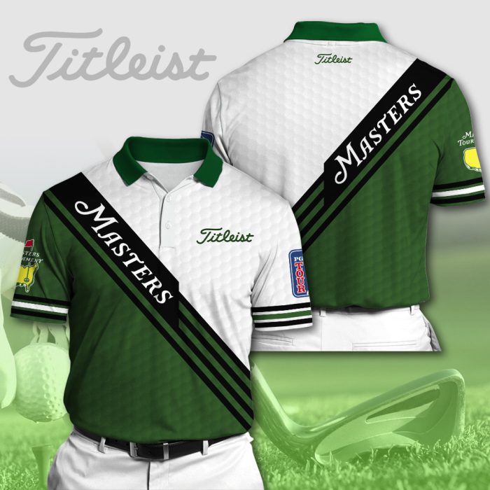 Masters Tournament Titleist Polo Shirt Golf Shirt 3D PLS028