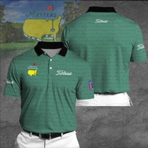 Masters Tournament Titleist Polo Shirt Golf Shirt 3D PLS032