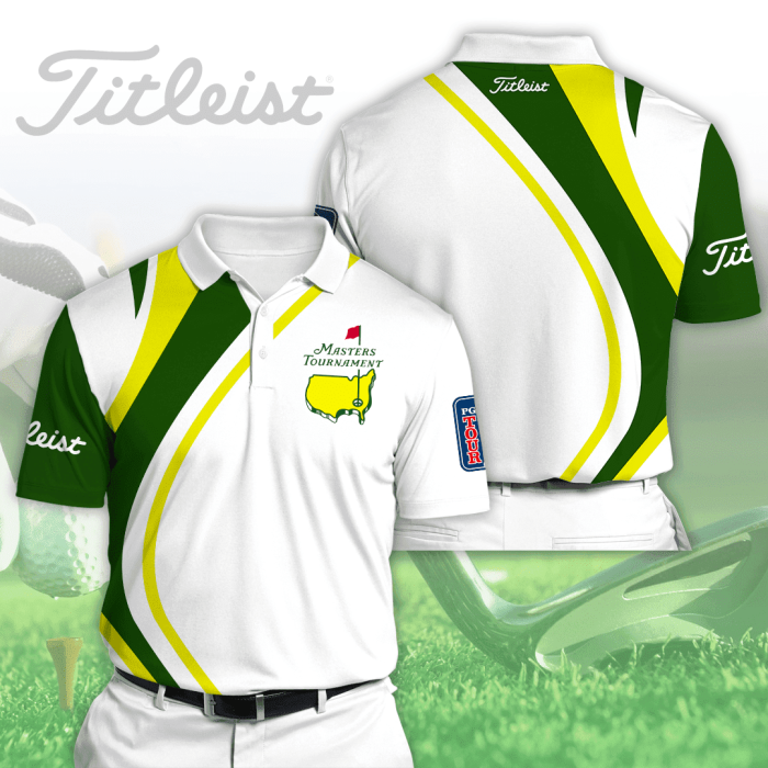 Masters Tournament Titleist Polo Shirt Golf Shirt 3D PLS220 – We sell ...