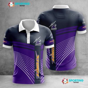 Melbourne Storm Polo Shirt Golf Shirt 3D PLS1512