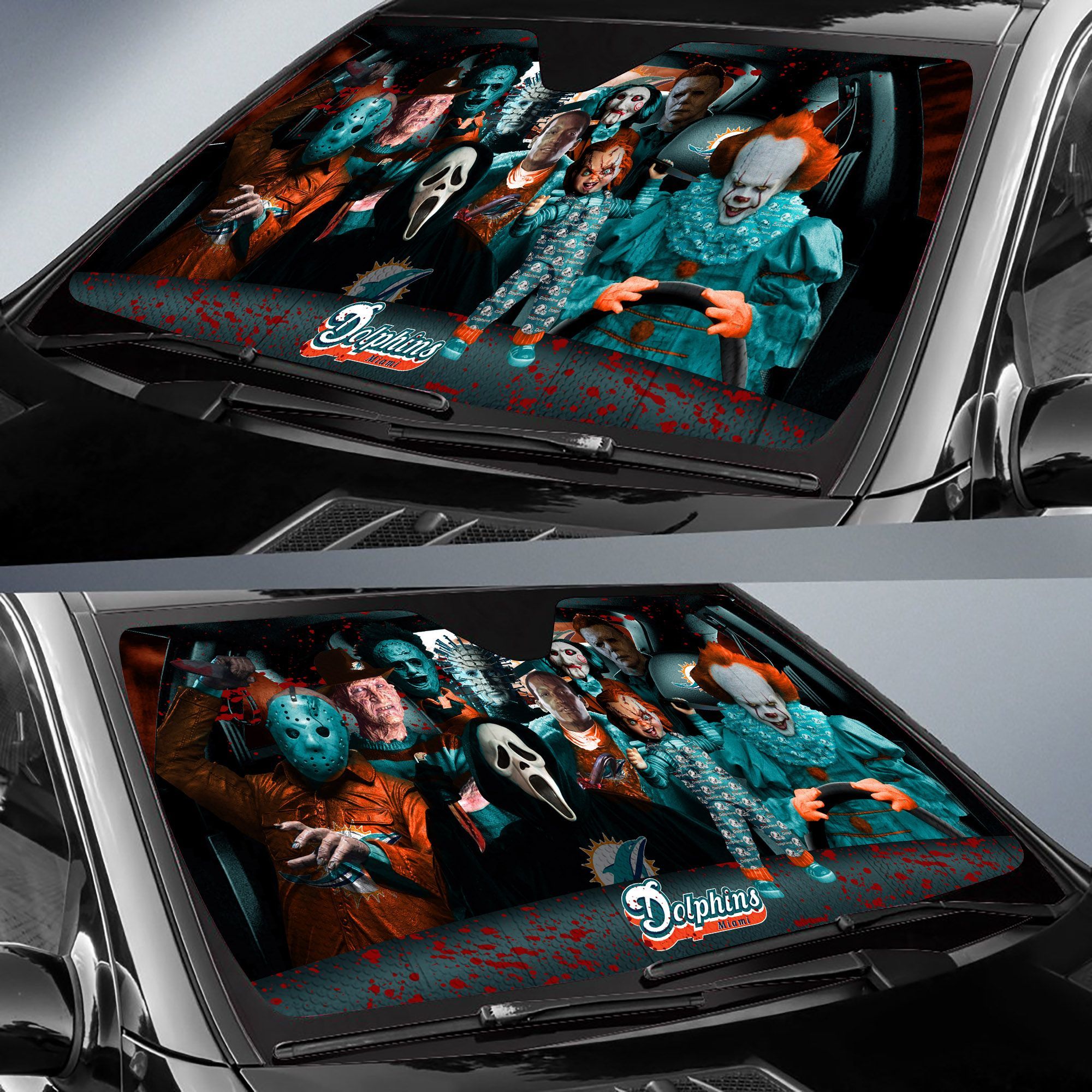 Miami-Dolphins-NFL-Halloween-Car-Sun-Shade-CSS0669-1