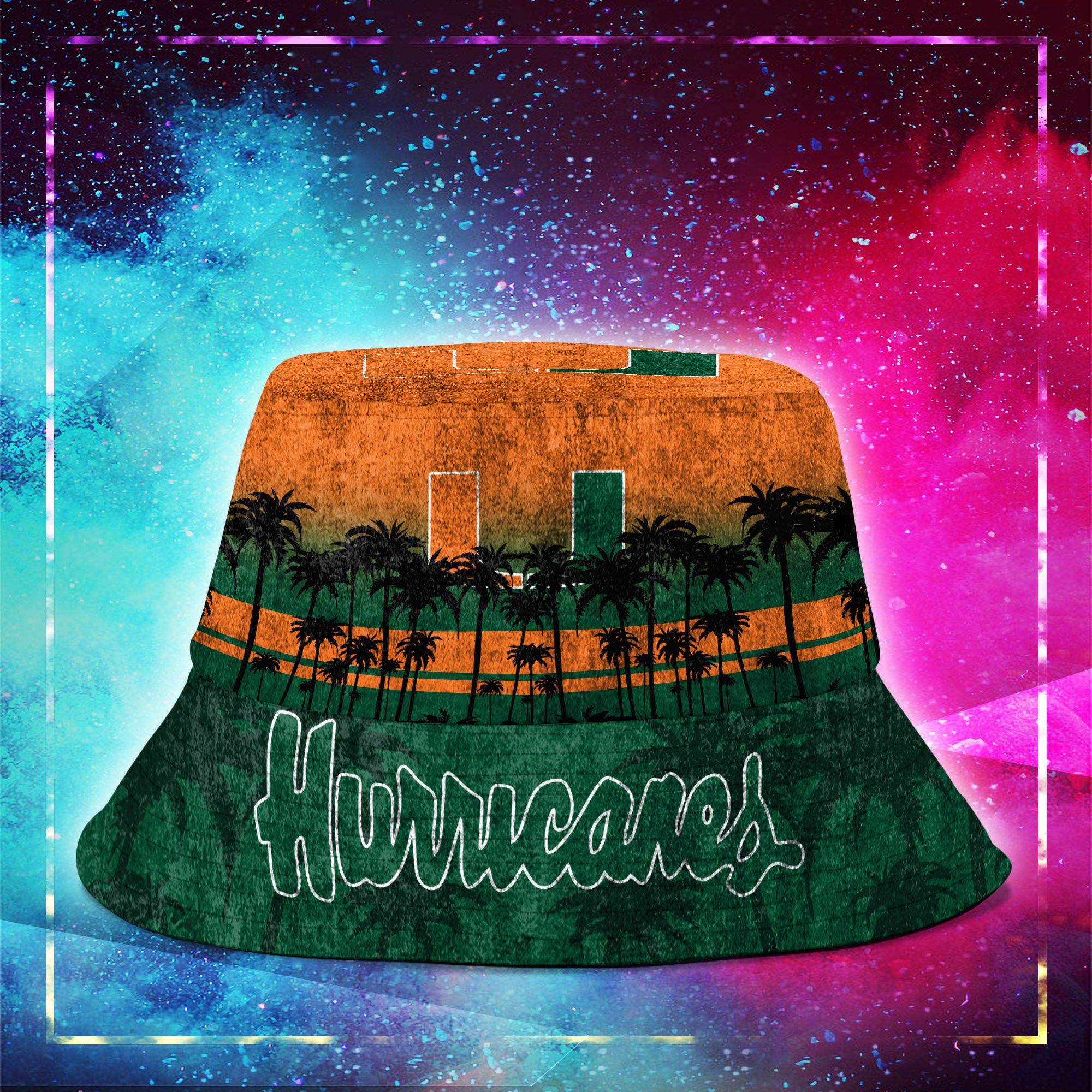 Miami-Hurricanes-NCAA-Bucket-Hat-Personalized-SBH277-1